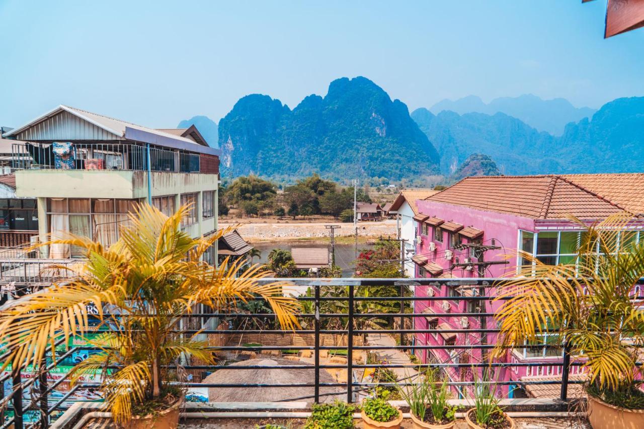 Vang Vieng Sunset Guesthouse & Restaurant Eksteriør bilde