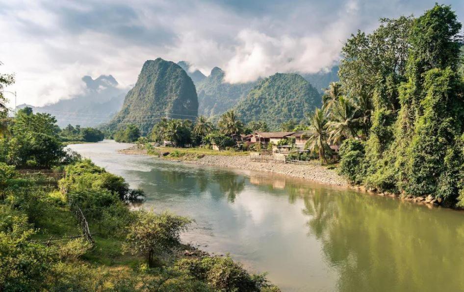 Vang Vieng Sunset Guesthouse & Restaurant Eksteriør bilde
