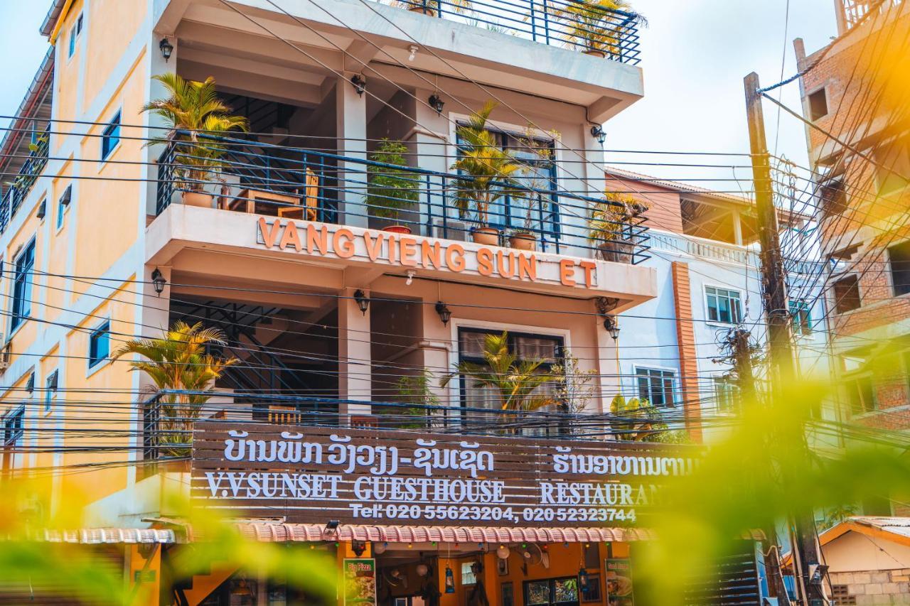 Vang Vieng Sunset Guesthouse & Restaurant Eksteriør bilde